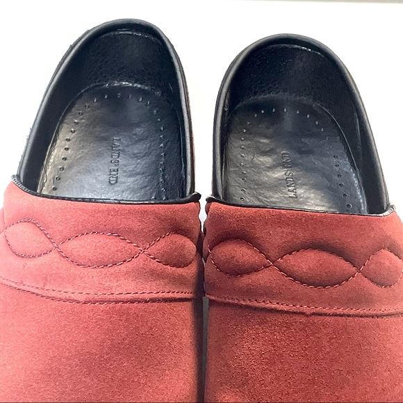 Lands’ End Women’s Suede Slip On Clogs Mules 406614 Size 8B - Picture 4 of 16